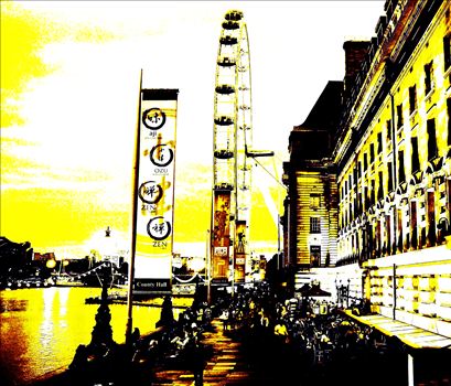 Pop Art London Eye Image