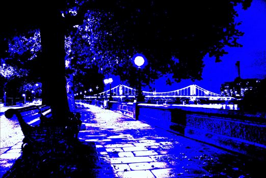 London Embankment 2 - Romantic Photo of London